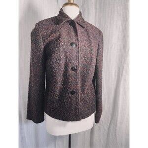 Sag Harbor Blazer Size 10 Vintage 90's Cottagecore Dark Academia Coquette Blazer